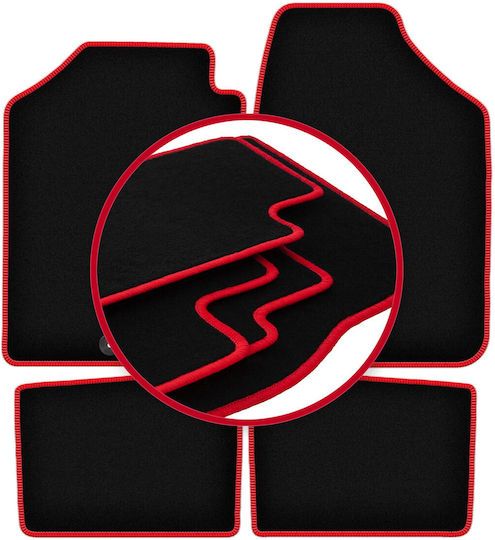 Carlux Red Car Floor Mats Dacia Spring Hatchback 2021