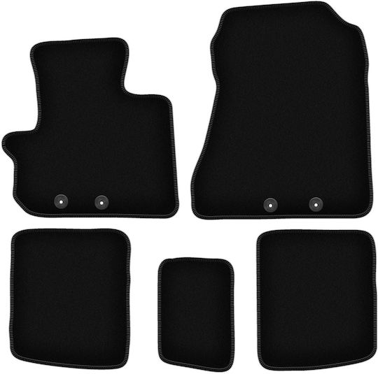 Basic Black Velvet Car Mats Toyota Iq Hatchback 2009