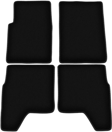 Basic Black Velvet Car Mats Hyundai Galloper Off-road 1991-2003