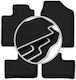 Carlux-silver Car Floor Mats Daihatsu Cuore Vi Hatchback 2003-2007