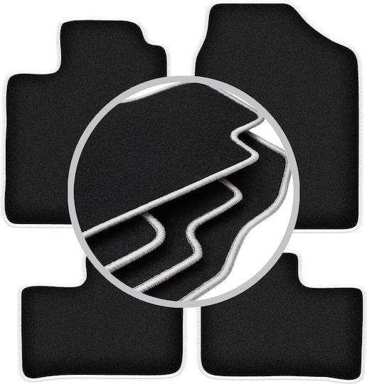 Carlux-silver Car Floor Mats Daihatsu Cuore Vi Hatchback 2003-2007