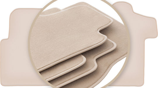 Premium Beige Floor Mats Renault Master Ii 3-seater 2010