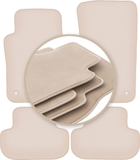 Premium Beige Fußmatten Chevrolet Camaro V 2006-2015