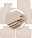 Premium Beige Car Mats Mini Clubman R55 Hatchback 2006