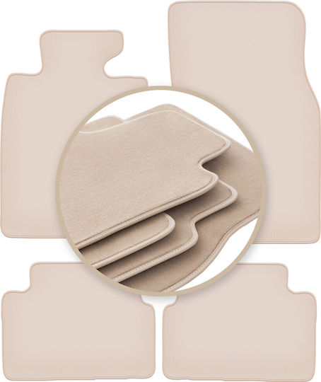 Premium Beige Car Mats Mini Clubman R55 Hatchback 2006