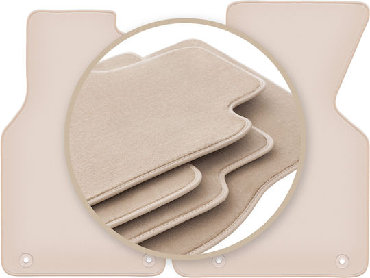 Premium Beige Floor Mats Volkswagen Transporter T4 Delivery Van 1993-2001