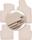 Premium Beige Car Mats for Ford Ka Mk2 Hatchback 2008-2012