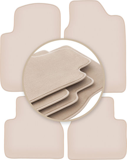 Premium Beige Car Mats Land Rover Freelander I SUV 1996-2006