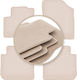 Premium Beige Floor Mats Citroen C3 Picasso Minivan 2008-2017