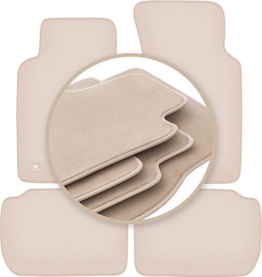 Premium Beige Fußmatten Ford Sierra Kombi Limousine Liftback 1982-1993