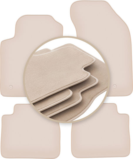 Premium Beige Floor Mats Lancia Delta Iii Hatchback 2008-2014