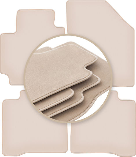 Premium Beige Fußmatten Suzuki Baleno II Hatchback 2015