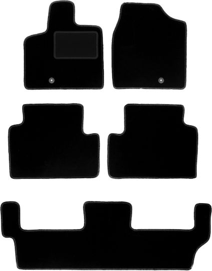 Black Velvet Car Mats Volkswagen Routan 7-Seater 2008-2015