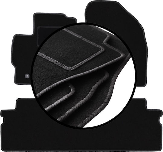 Velours Fußmatten Set Toyota Verso Minivan 2009-2013