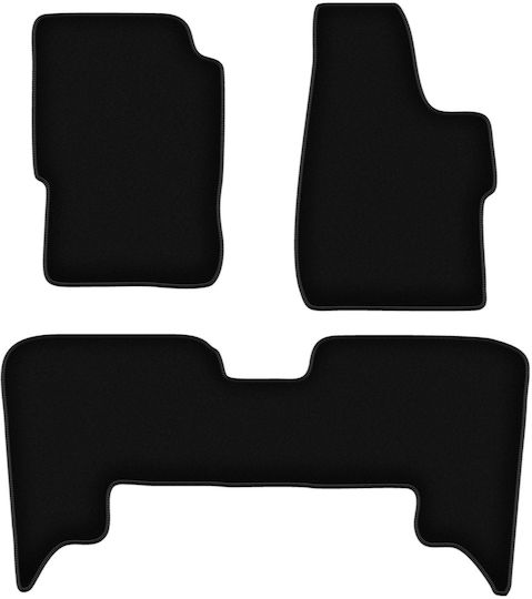 Basic Black Velvet Floor Mats Opel Monterey Suv 1991-1999
