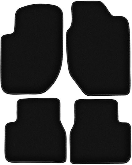 Covorașe de podea din catifea neagră simple Land Rover Freelander I SUV 1996-2006