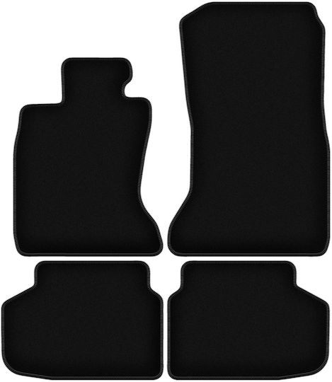 Basic Black Velvet Floor Mats Bmw 7 F01 Xdrive 2008-2015