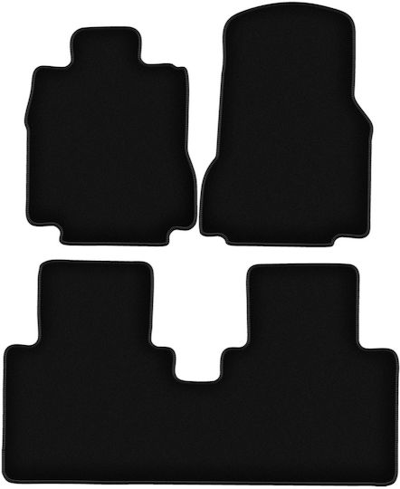 Schwarze Samt-Fußmatten Basic für Mercedes A W168 Familien-Van 2001-2005