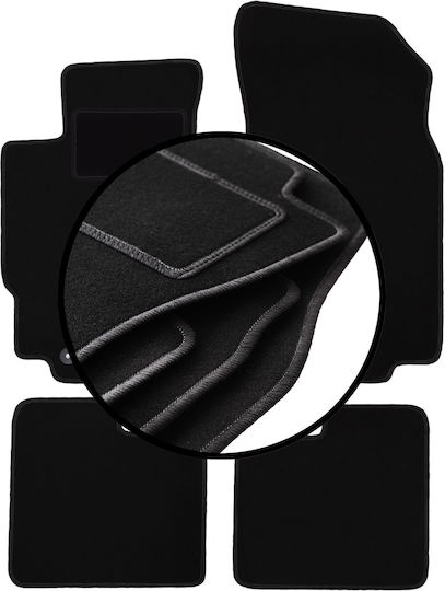 Velours Teppichmatten Set Peugeot 406 Limousine Kombi Break 1995-2004