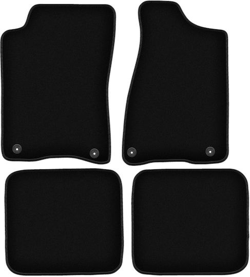 Basic Black Velvet Floor Mats Audi 80 B4 Sedan Station Wagon Avant 1991-1996