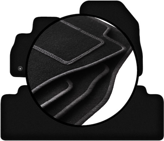 Velour Carpet Mats Set Renault Espace V Minivan 2015