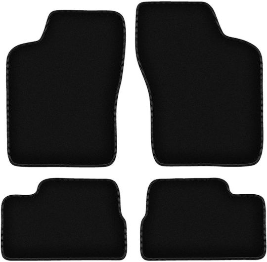 Basic schwarze Samt-Fußmatten Opel Kadett E Hatchback Kombi Limousine Cabriolet 1984-1991