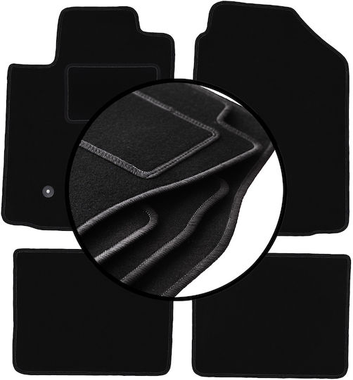 Velours Fußmatten Set Toyota Corolla E12 E13 Hatchback Kombi Limousine 2002-2007