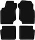 Basic schwarze Samt-Fußmatten Nissan Maxima IV Limousine 1995-2000