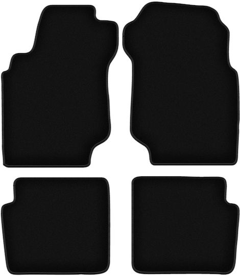 Basic schwarze Samt-Fußmatten Nissan Maxima IV Limousine 1995-2000
