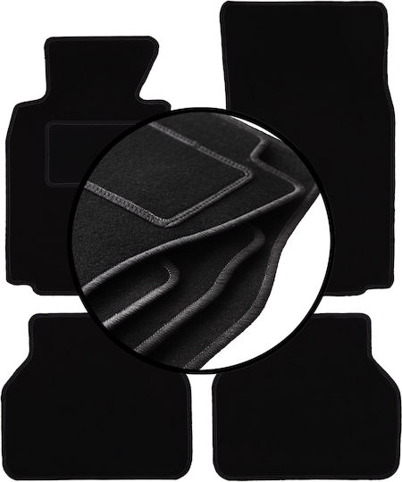 Velours Fußmatten Set BMW 5 E39 Limousine Kombi Touring 1996-2004