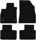 Basic Black Velvet Car Mats Renault Talisman Sedan Grandtour Kombi 2015