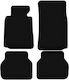 Covorașe auto negre simple din catifea BMW 5 E39 Sedan Touring 1996-2004