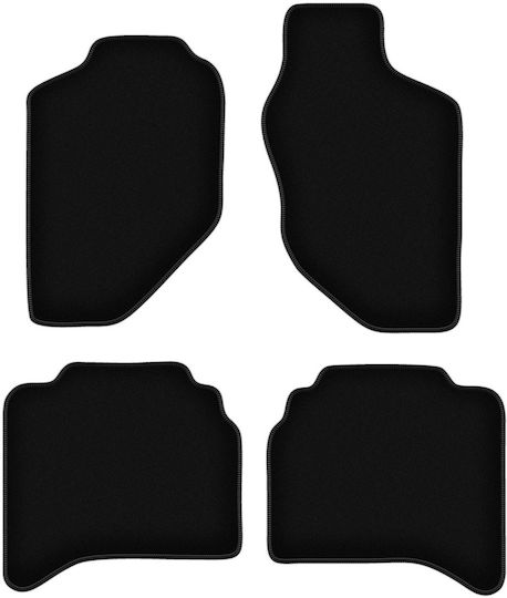 Basic Black Velvet Floor Mats Opel Frontera B 5-door 1998-2006