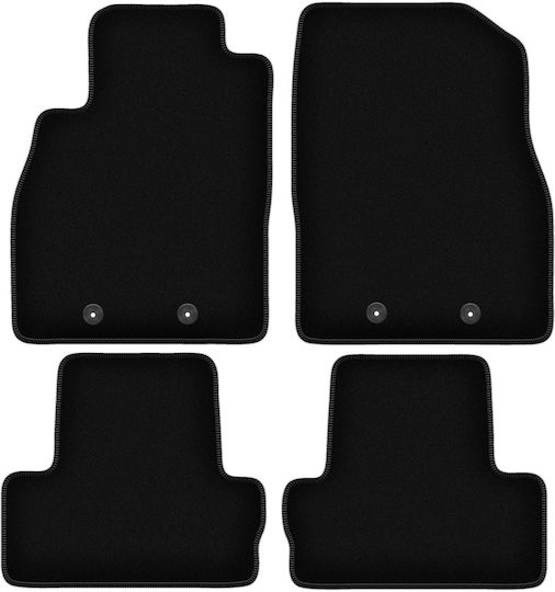 Basic Black Velvet Floor Mats Chevrolet Volt Hatchback 2012-2017
