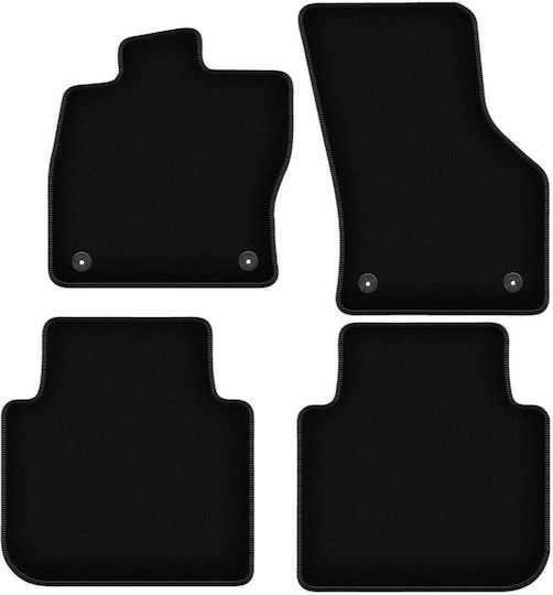 Basic Black Velvet Floor Mats Volkswagen Arteon Liftback Shooting Brake 2017