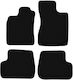 Schwarze Samt-Fußmatten Basic Renault Twingo I Hatchback 1993-2006