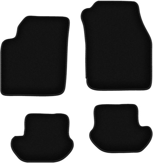 Basic Black Velvet Floor Mats Ford Ka Mk1 Hatchback 1998-2006