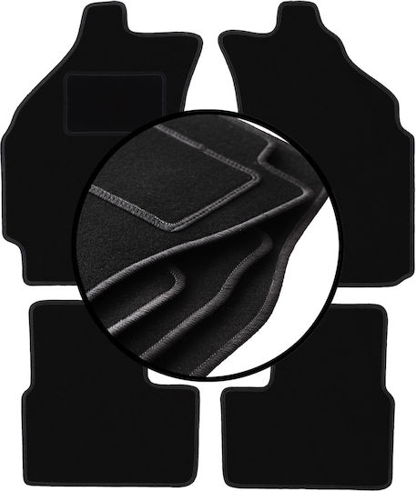 Velours Teppichmatten Set Chevrolet Matiz Hatchback 2004-2009