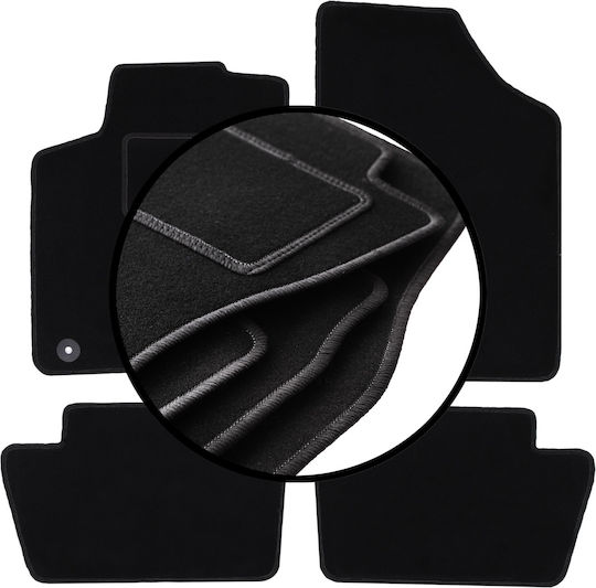 Velours Fußmatten Set Peugeot 307 Hatchback Kombi SW 2001-2009