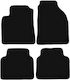 Basic Black Velvet Floor Mats Hyundai Matrix Minivan 2001-2010