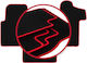 Carlux-red Car Mats Renault Master Ii Van 2010