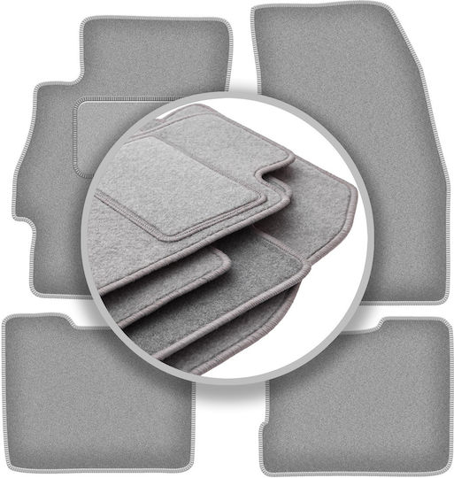 Gray Car Mats Fiat Linea Sedan 2009-2015