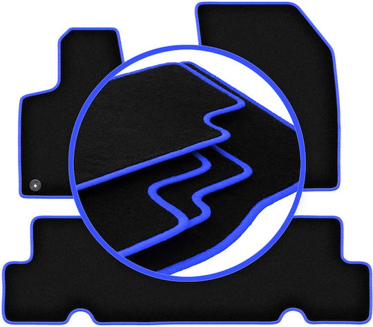 Carlux Blue Car Mats Citroen C4 SpaceTourer Minivan 2013-2018