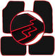 Carlux-red Car Mats Saab 900 I 0 1978-1993