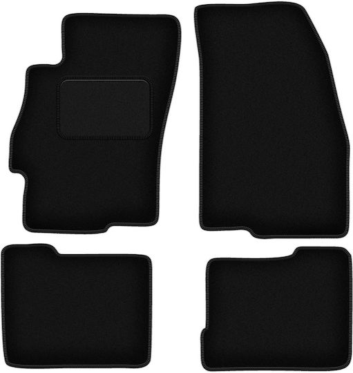 Black Velvet Floor Mats Fiat Linea Sedan 2009-2015