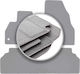Gray Car Mats Mercedes Citan Combivan 2012