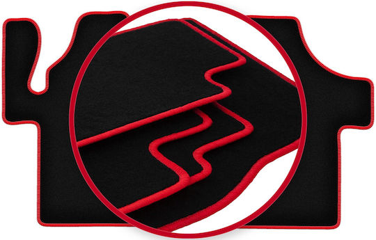 Carlux-red Car Mats Mercedes Vito Ii W639 Van 2003-2014