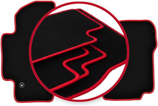 Carlux-red Car Mats Nissan Nv200 Van 2010