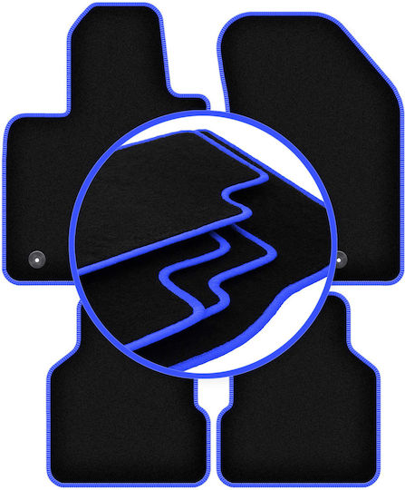 Carlux-blue Car Mats Jeep Compass Ii Mp Suv 2017