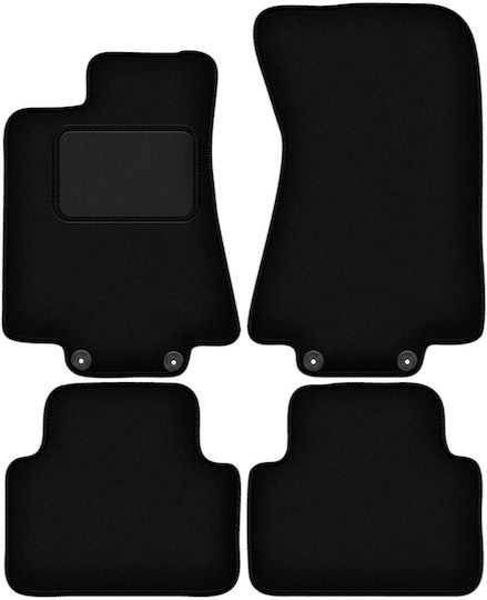 Black Velvet Floor Mats Jaguar Xj Vii Sedan 2002-2009